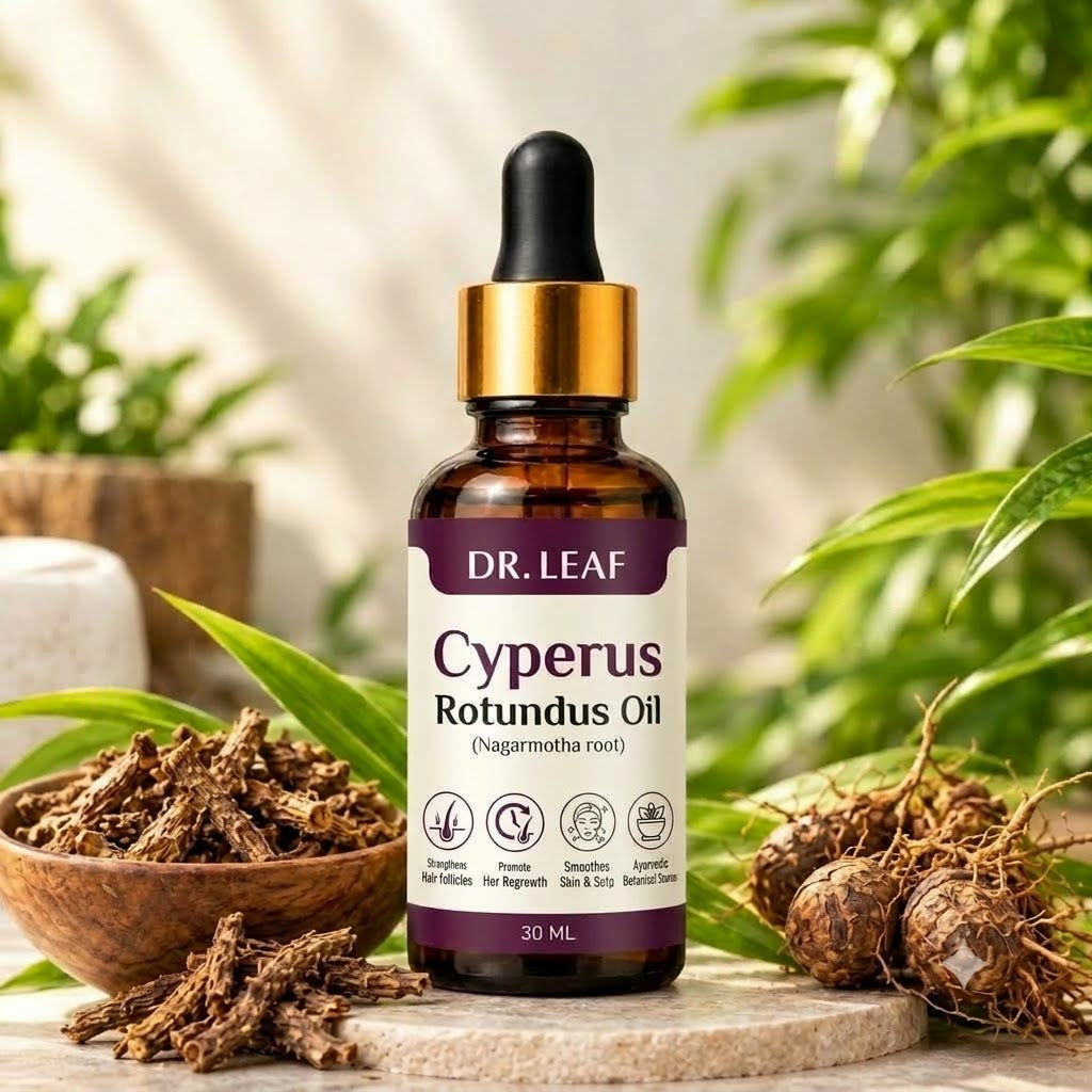 DR. LEAF Cyperus Rotundus Oil | Nagarmotha Root Oil