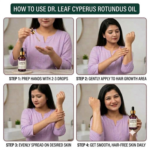 DR. LEAF Cyperus Rotundus Oil | Nagarmotha Root Oil
