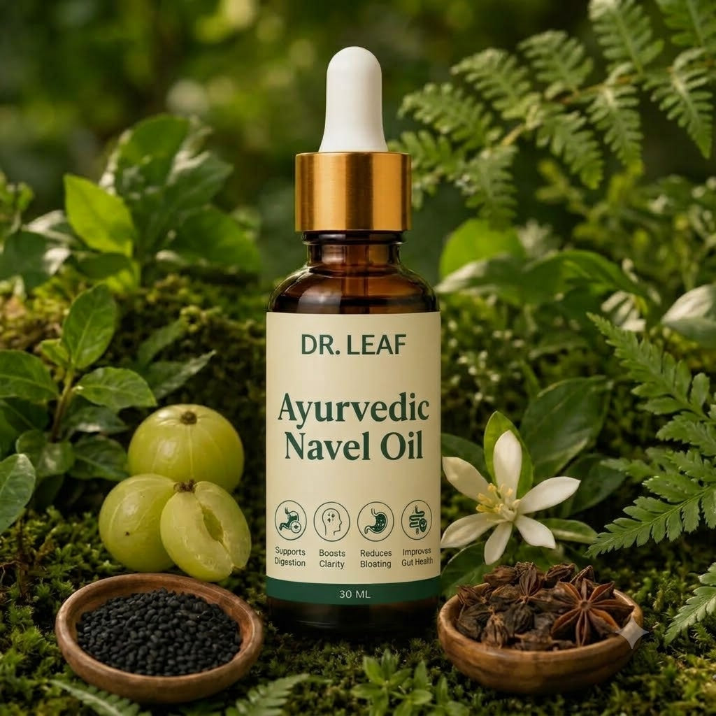 DR. LEAF Ayurvedic Nabhi Oil | Health Support