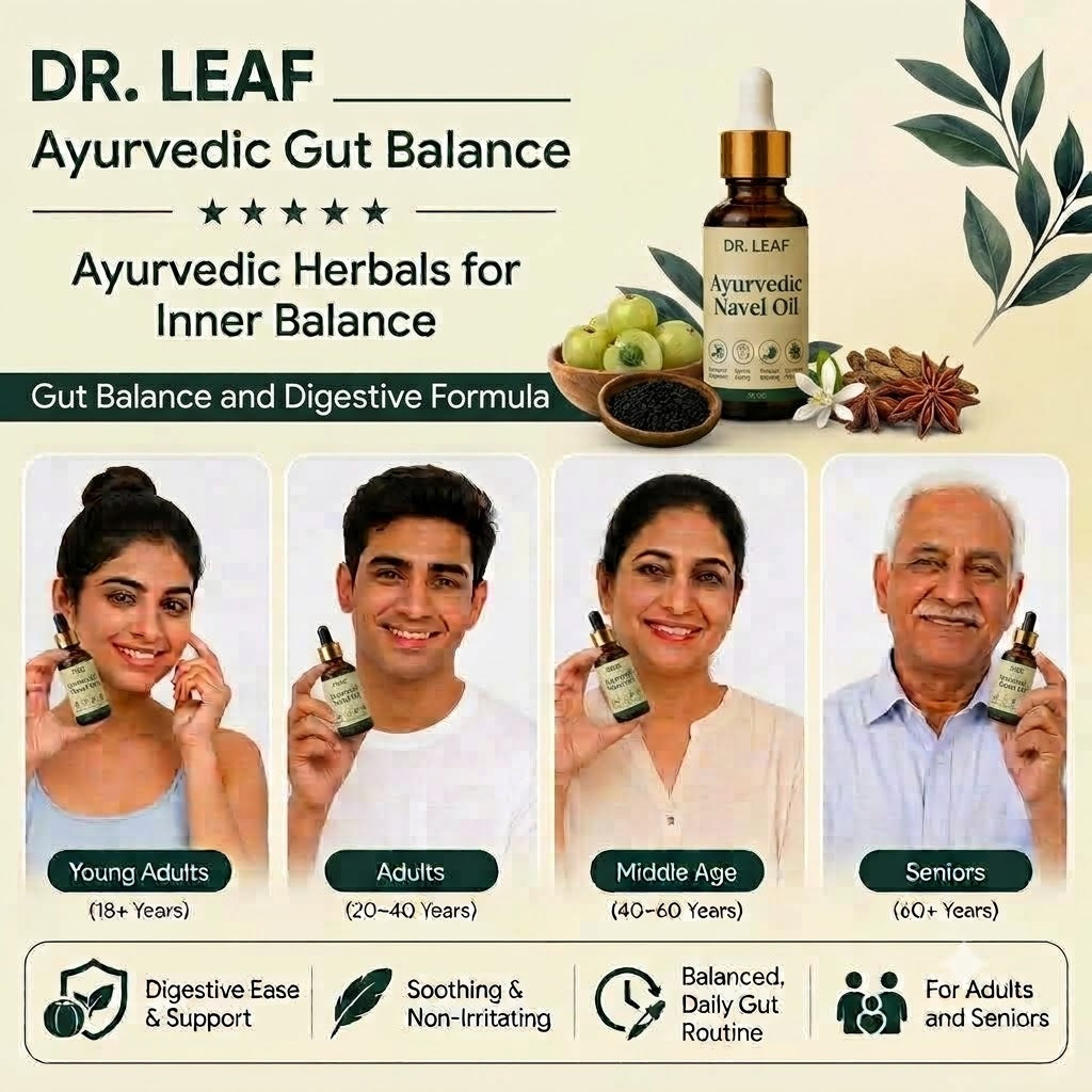 DR. LEAF Ayurvedic Nabhi Oil | Health Support